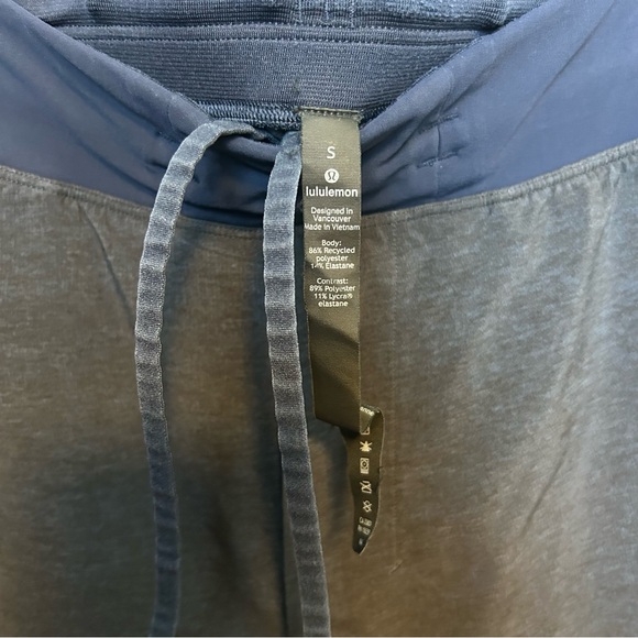 Lululemon Shorts Mens Small T.H.E The Linerless 9” Blue Gym Athletic Athleisure - Picture 4 of 9